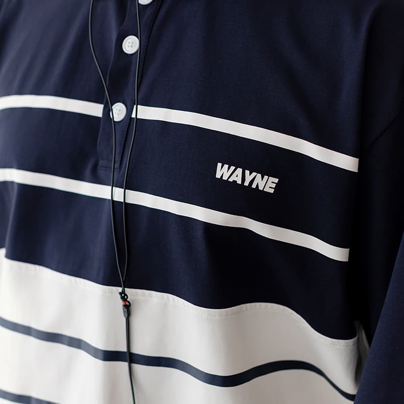 Поло WAYNEXZAVIER Blue Men's Polo - изображение 5