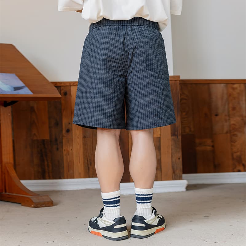 Шорты WAYNEXZAVIER Blue Men's Casual Shorts WAYNEXZAVIER Синий Мужские Повседневные Шорты - изображение 4