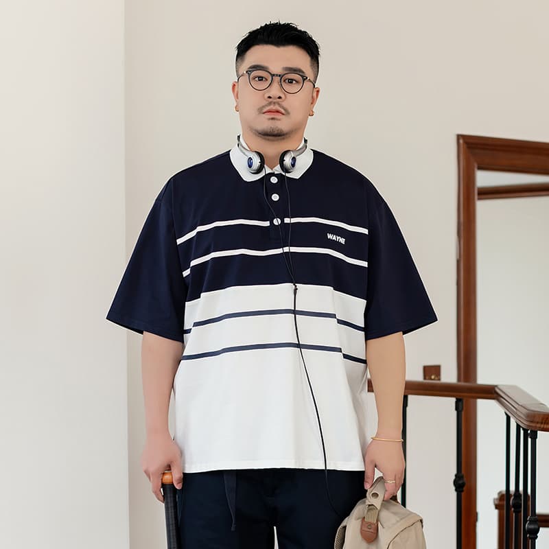 Поло WAYNEXZAVIER Blue Men's Polo - изображение 3