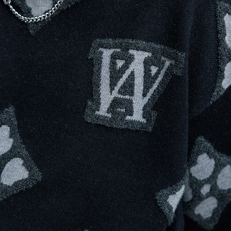 Кофта WAYNEXZAVIER Черные Мужские Свитера - изображение 5