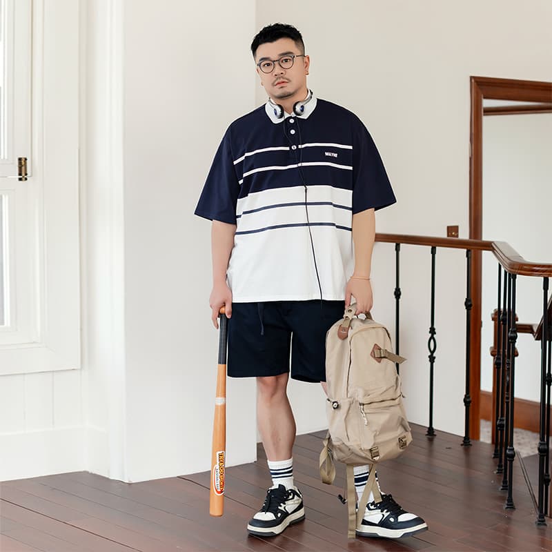 Поло WAYNEXZAVIER Blue Men's Polo - изображение 6