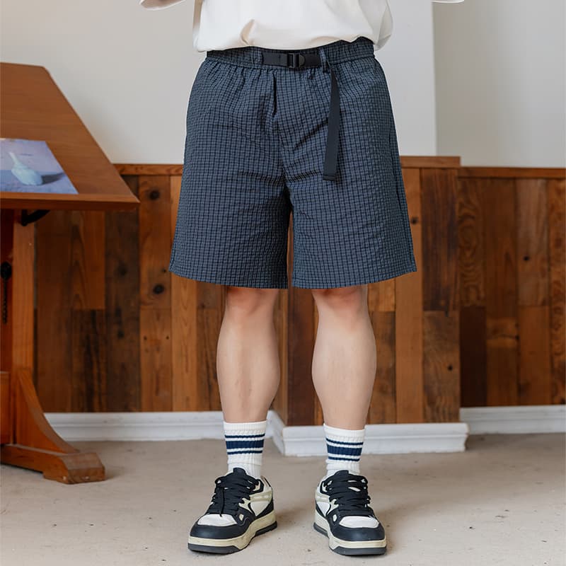Шорты WAYNEXZAVIER Blue Men's Casual Shorts WAYNEXZAVIER Синий Мужские Повседневные Шорты - изображение 3