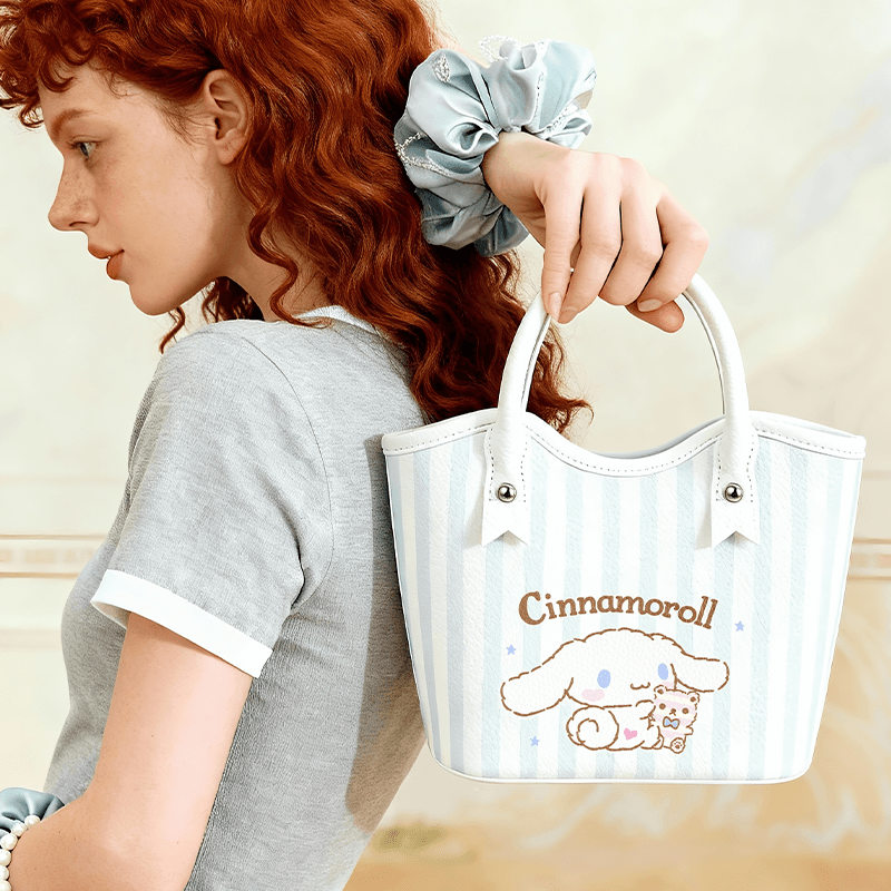 Сумка Санрио Cinnamoroll Сумка через плечо из синтетической кожи сумка обычная (стандартная) женская белая - изображение 7