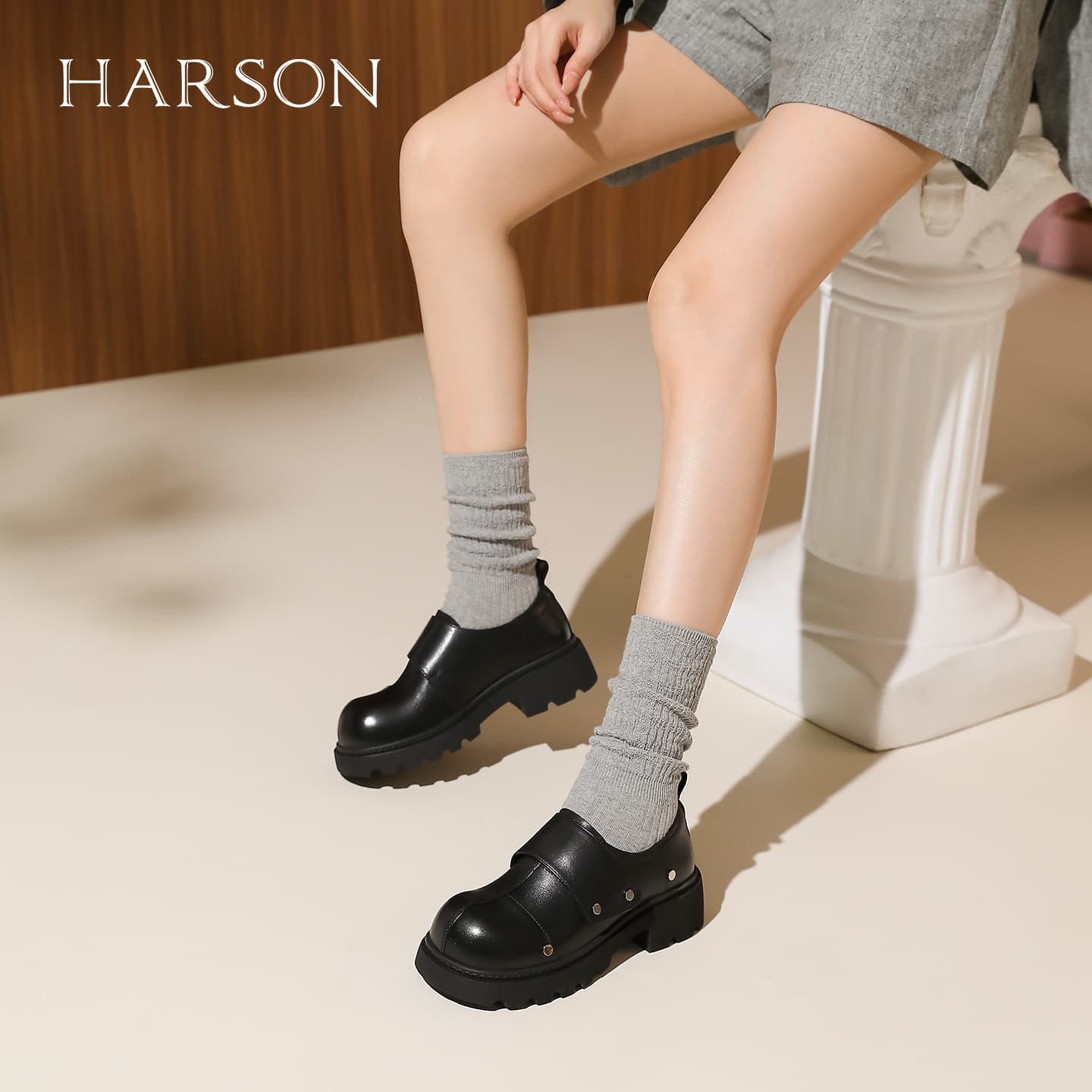 Лоферы HARSON Лоферы Black Women's - изображение 5