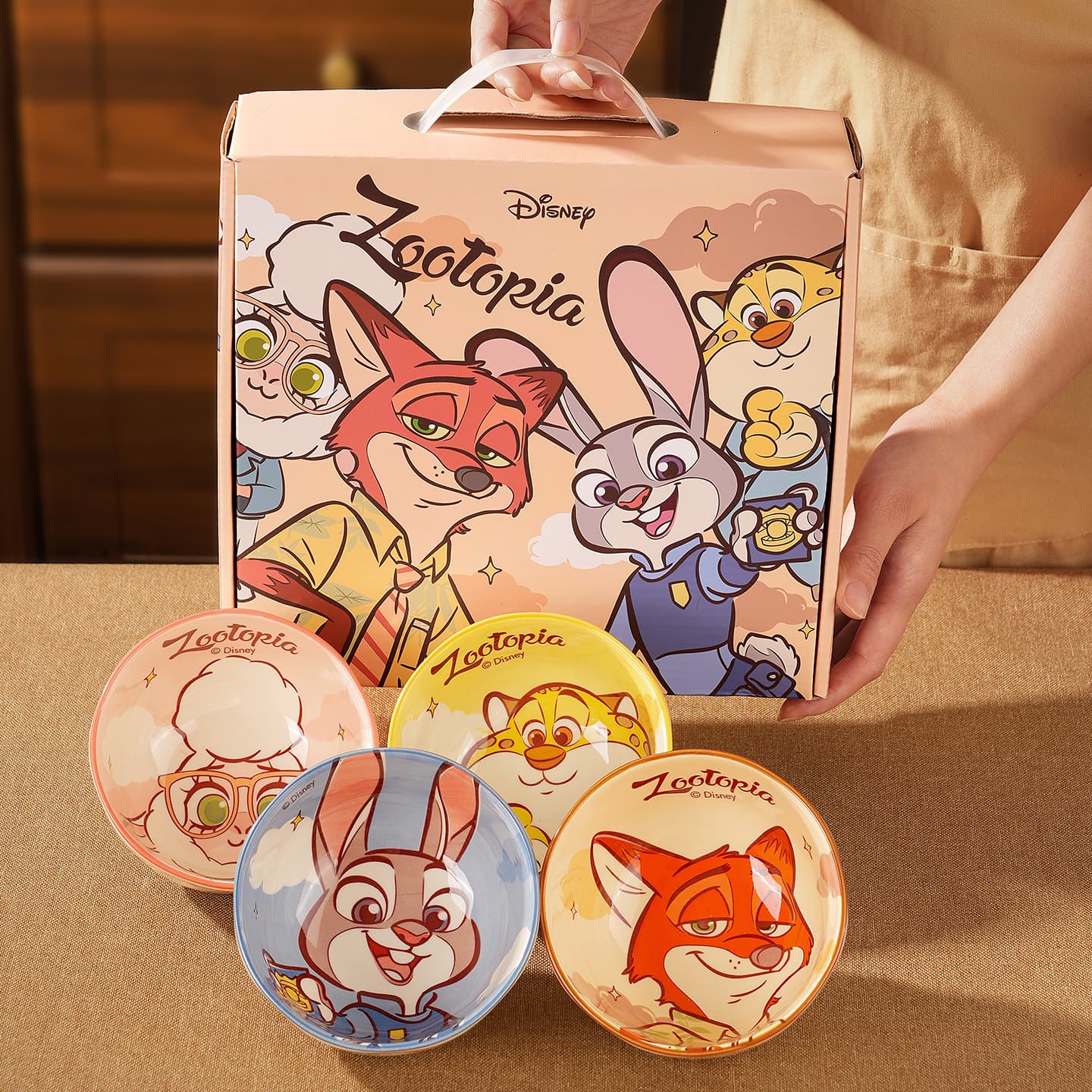 Disney Zootopia 2 Керамика Мультфильм Милый Чаша Набор Магических Цветов - изображение 4