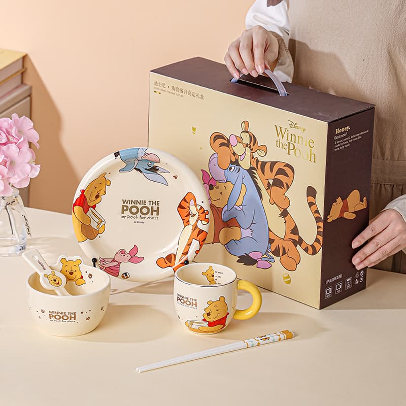 Disney Lotso Winnie The Pooh Керамический Набор Лопаток и Ложек для Кухни Розовый - изображение 2