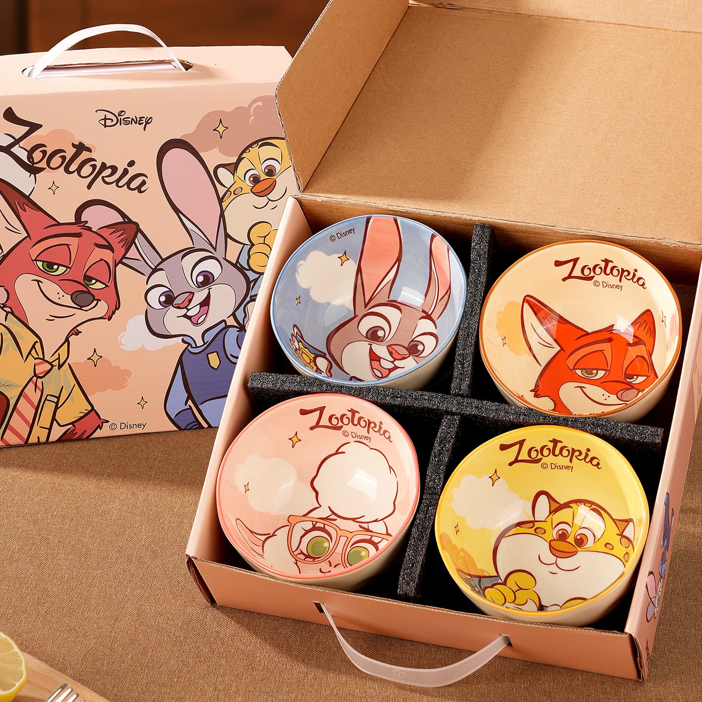 Disney Zootopia 2 Керамика Мультфильм Милый Чаша Набор Магических Цветов - изображение 3