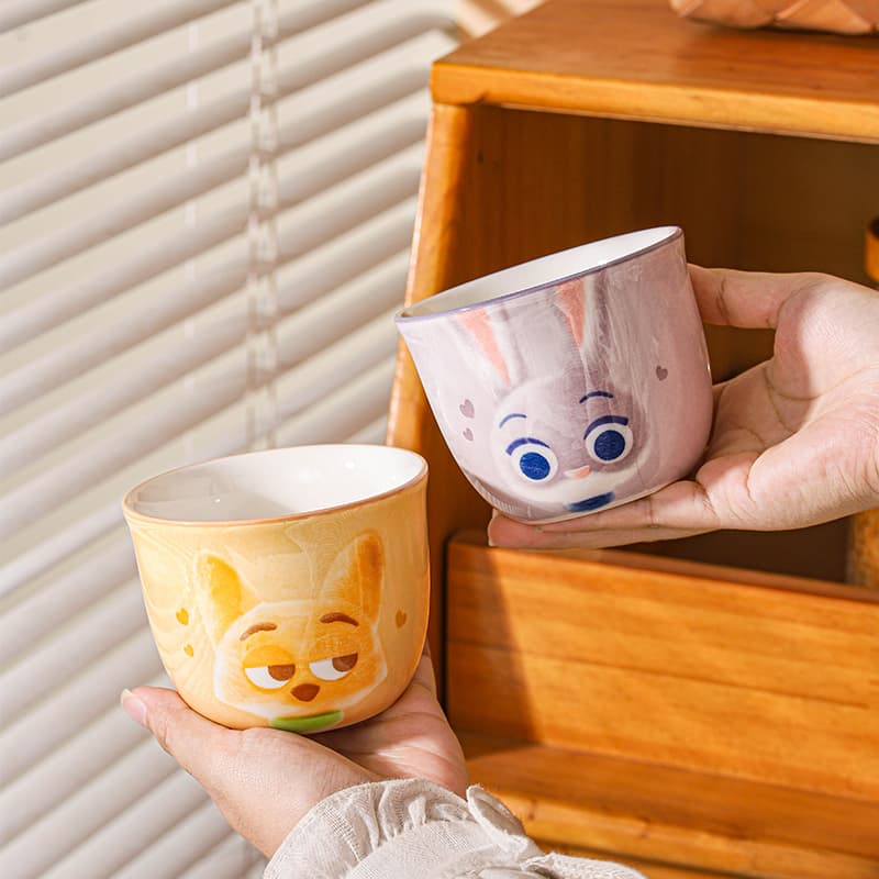 Disney Zootopia 2 Collection Newbie Подстаканник Керамика Подстаканник Хорошо Выглядящая Офисная Чашка для Воды Желтый - изображение 3