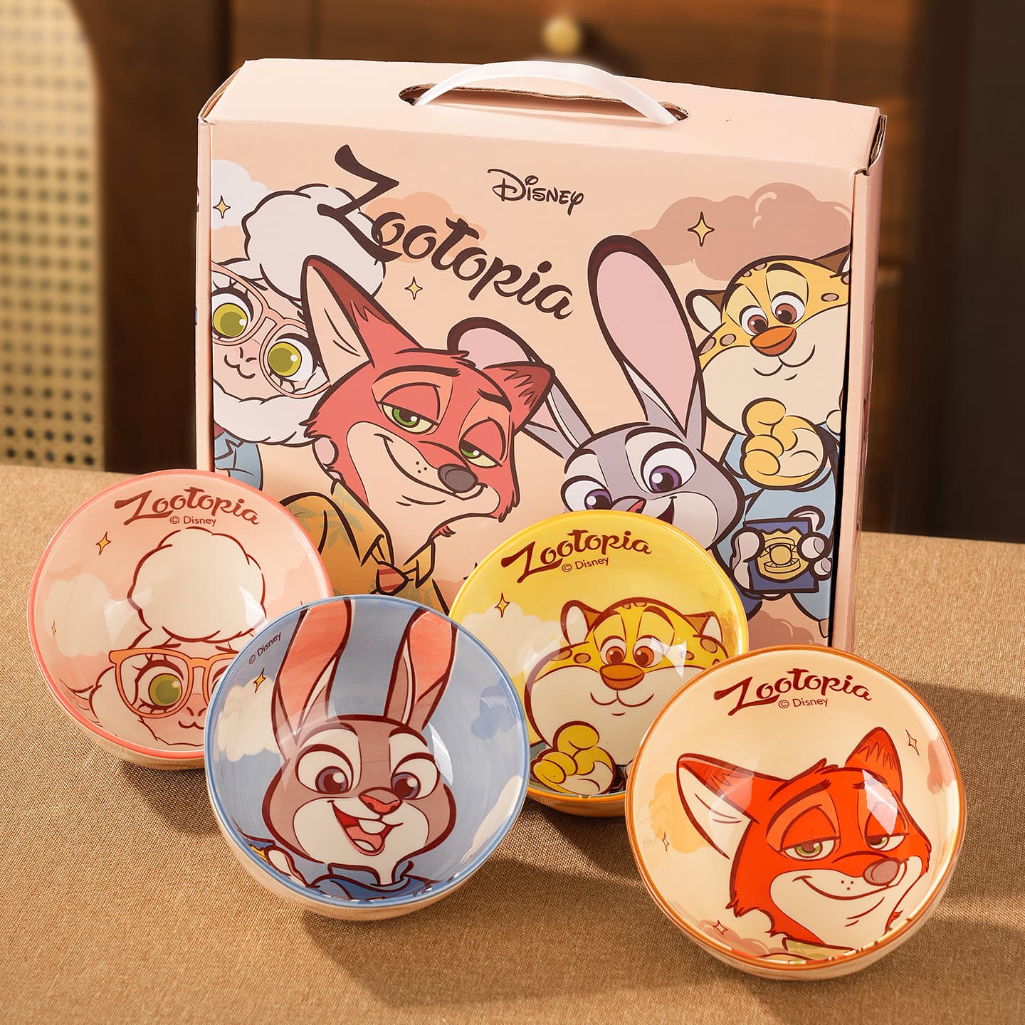 Disney Zootopia 2 Керамика Мультфильм Милый Чаша Набор Магических Цветов - изображение 2