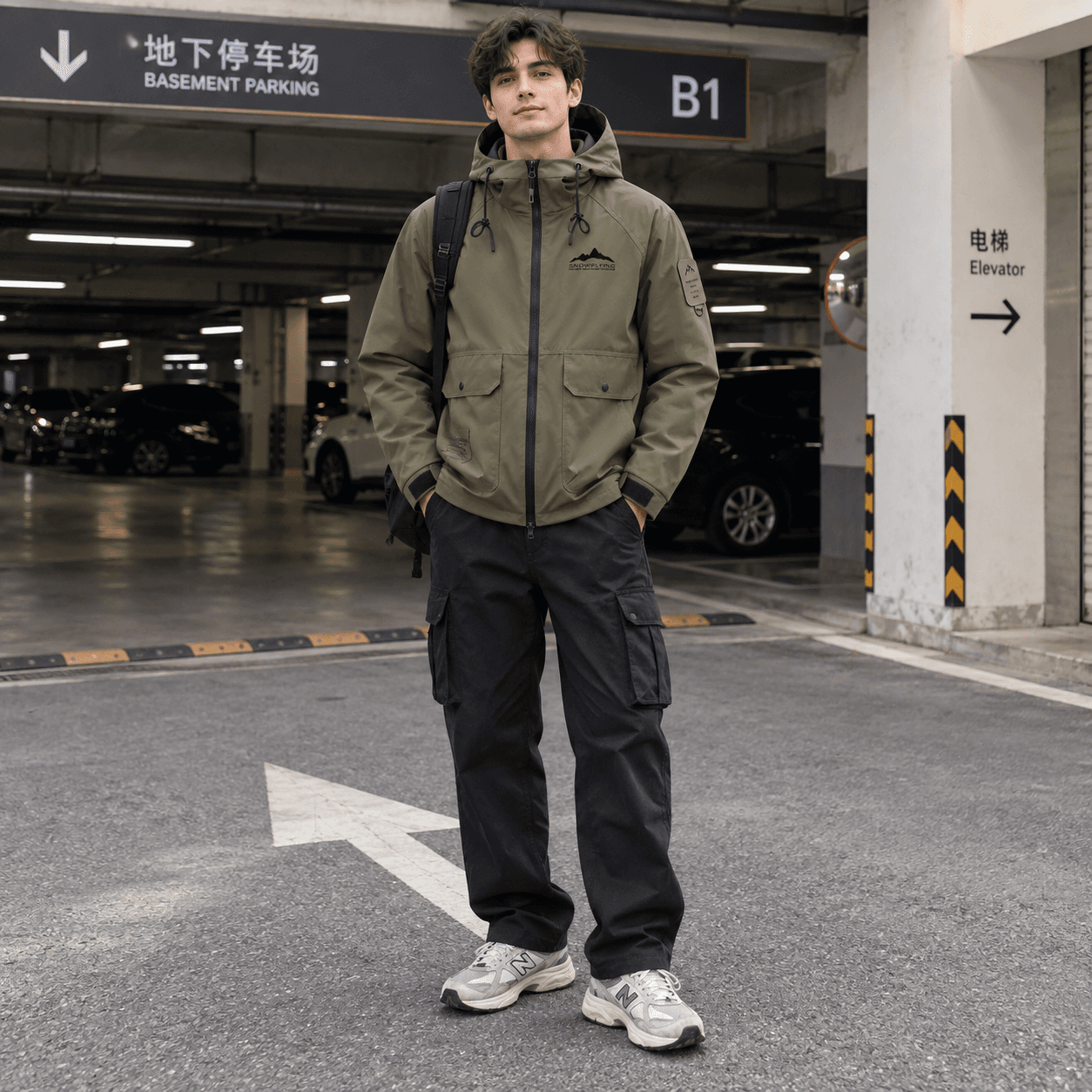 Демисезонная куртка SNOW FLYING First Snow Collection Износостойкий Водоотталкивающий Ветрозащитный Теплоизоляционный Ветровка Мужской - изображение 3