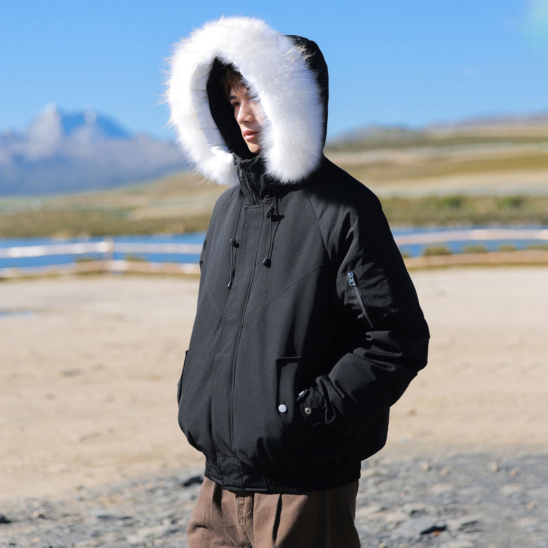 Зимняя куртка SNOW FLYING Wind and Snow Collection Пуховик Мужской - изображение 4