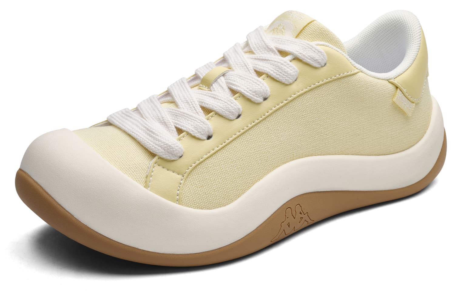 Кроссовки Kappa Cloud Shoes Спина To Спина Противоскользящая Устойчивая к Износу Низкий Топ Скейтборд Обувь Унисекс Сырный Белый - изображение 5
