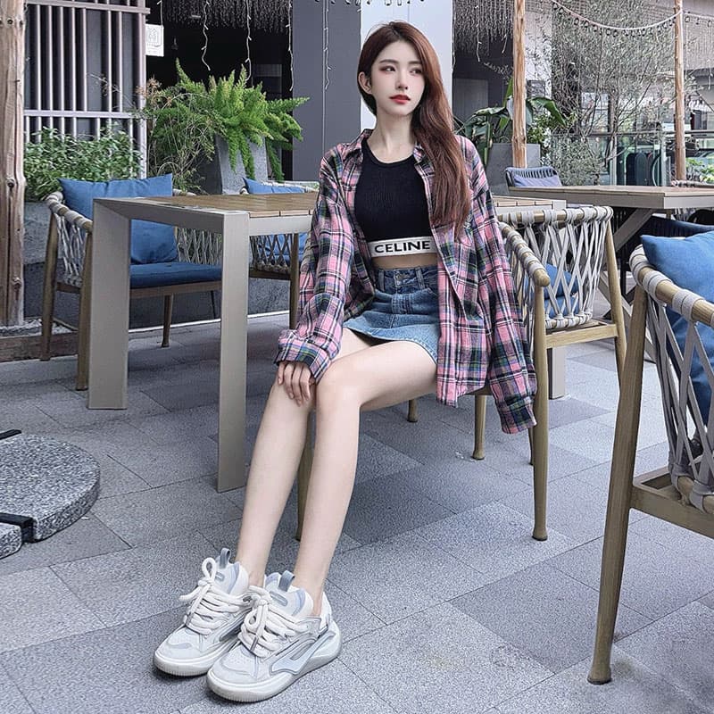 Кроссовки DAISY FELLOWES Rocket 001 White Grey - изображение 9