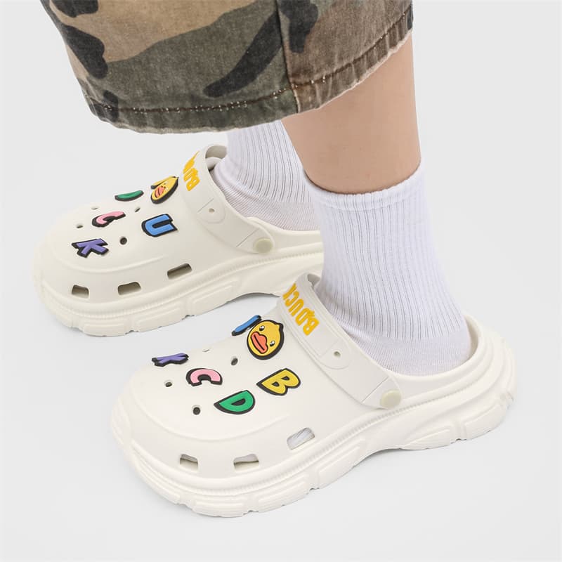Сабо B.DUCK Citywalk Eternal Дверь Париж Уличный Модный Трендово Индивидуальный DIY Сабо Унисекс - изображение 5