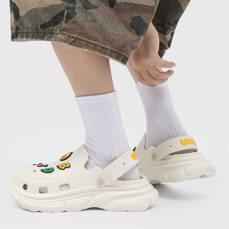 Сабо B.DUCK Citywalk Eternal Дверь Париж Уличный Модный Трендово Индивидуальный DIY Сабо Унисекс - изображение 6