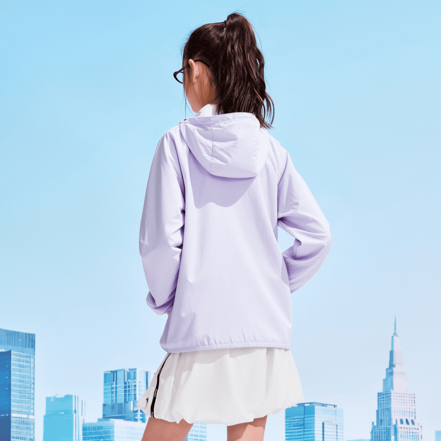 PUMA Kids Одежда с защитой от солнца Фиолетовый Унисекс - изображение 4