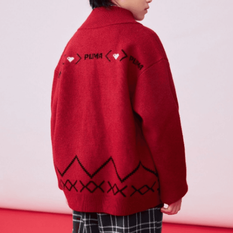 PUMA Red Kids Свитера - изображение 4