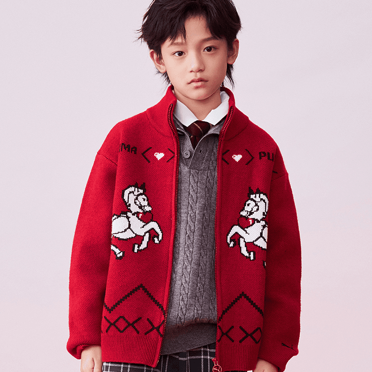 PUMA Red Kids Свитера - изображение 3