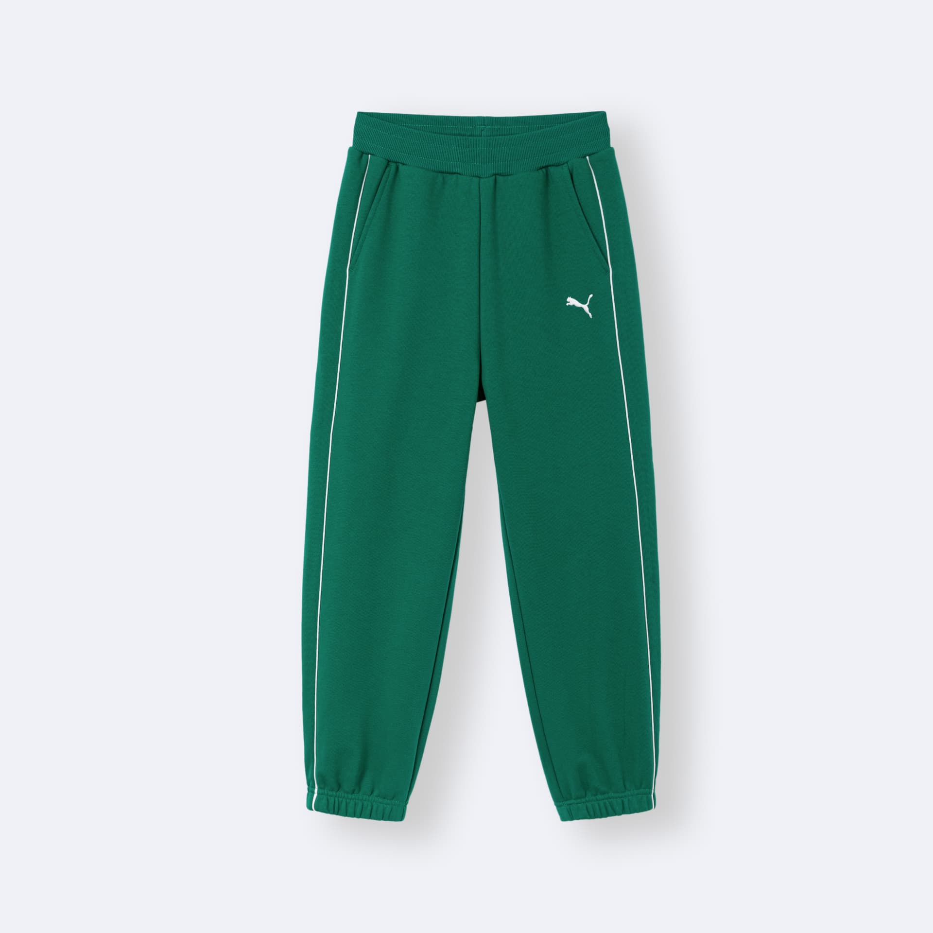 PUMA Зеленый белый Kids Повседневные спортивные костюмы Наборы - изображение 4