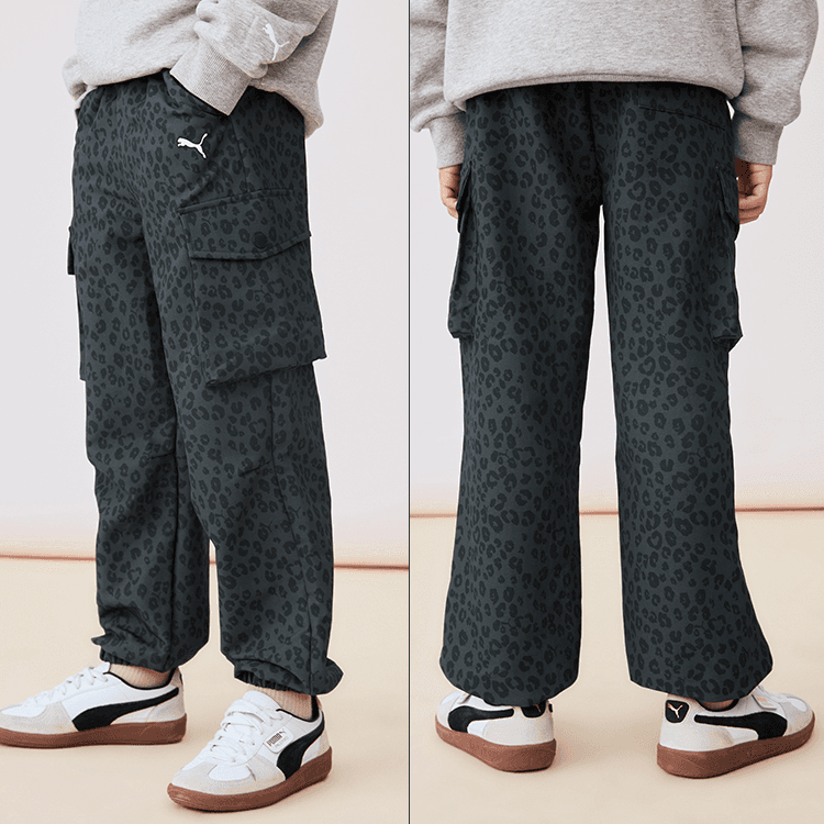 PUMA Черный цветок Тон Kids Брюки карго - изображение 3