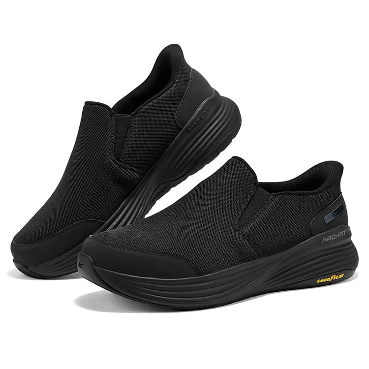Кроссовки Skechers Gowork Stability 2,0 Slip-On Flash Shoes Противоскользящие с низким профилем повседневная обувь для мужчин - изображение 5