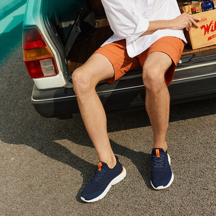 Кроссовки для бега Skechers Ingram Navy - изображение 8