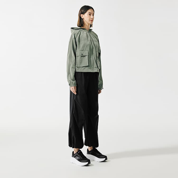 Штаны Skechers Летние Повседневные Штаны Женские Углеродно-Черные - изображение 5
