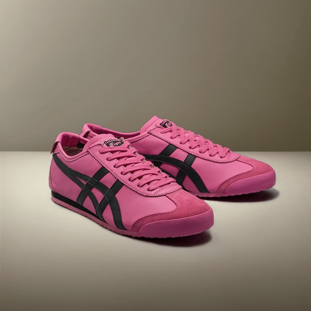 Кроссовки Onitsuka Tiger Mexico 66 Low Топ Повседневная обувь Унисекс Розовый - изображение 9