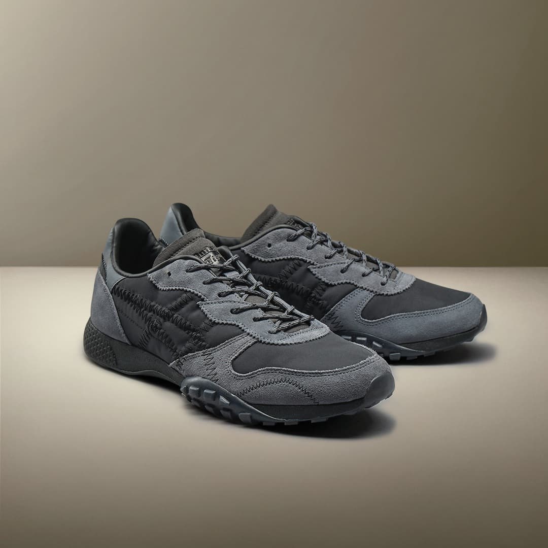 Кроссовки Onitsuka Tiger TRASPIKE Текстиль Спилок коровьей кожи Повседневная обувь Унисекс Черный - изображение 8