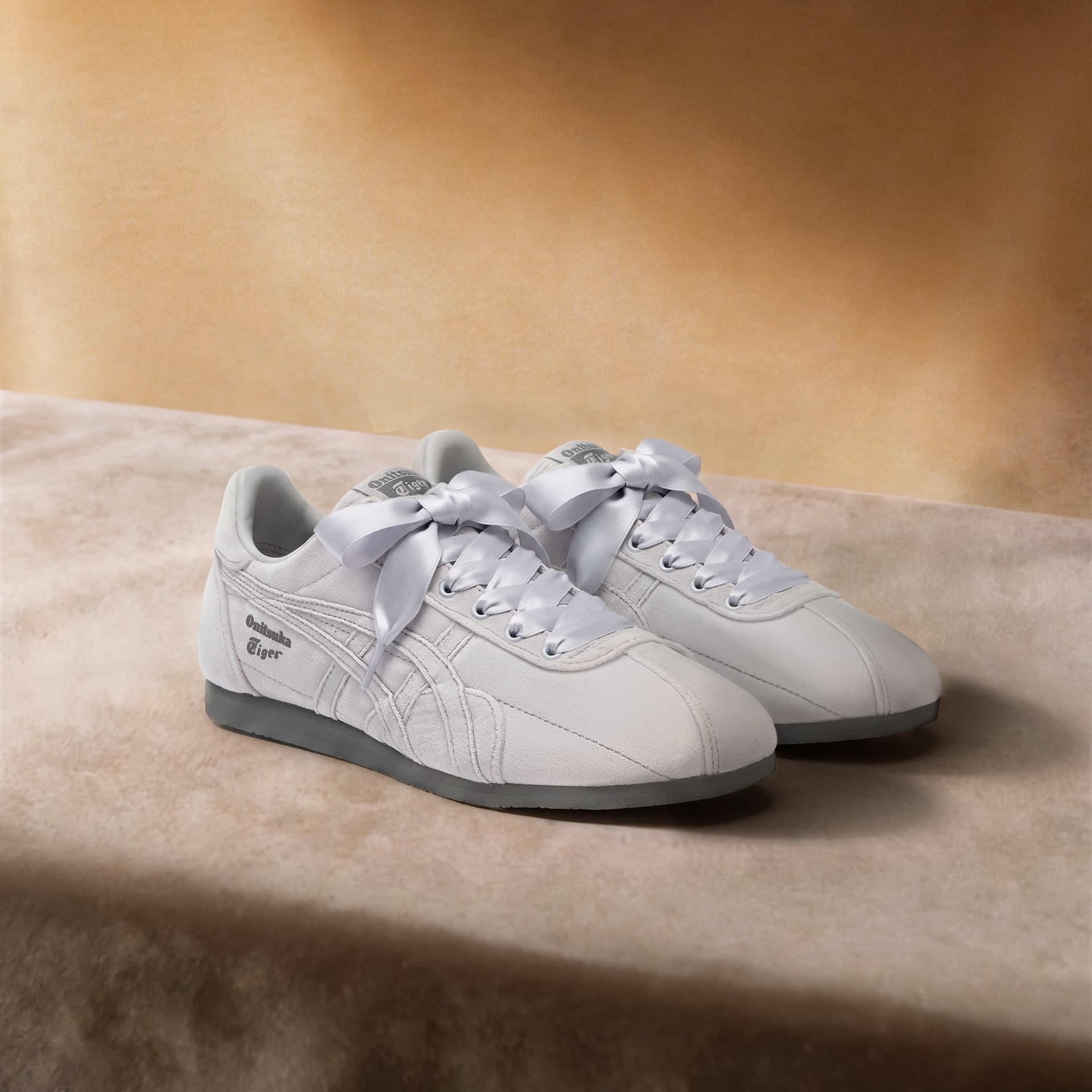 Кроссовки Onitsuka Tiger Runspark Повседневная обувь Low Топ Серый Унисекс - изображение 8