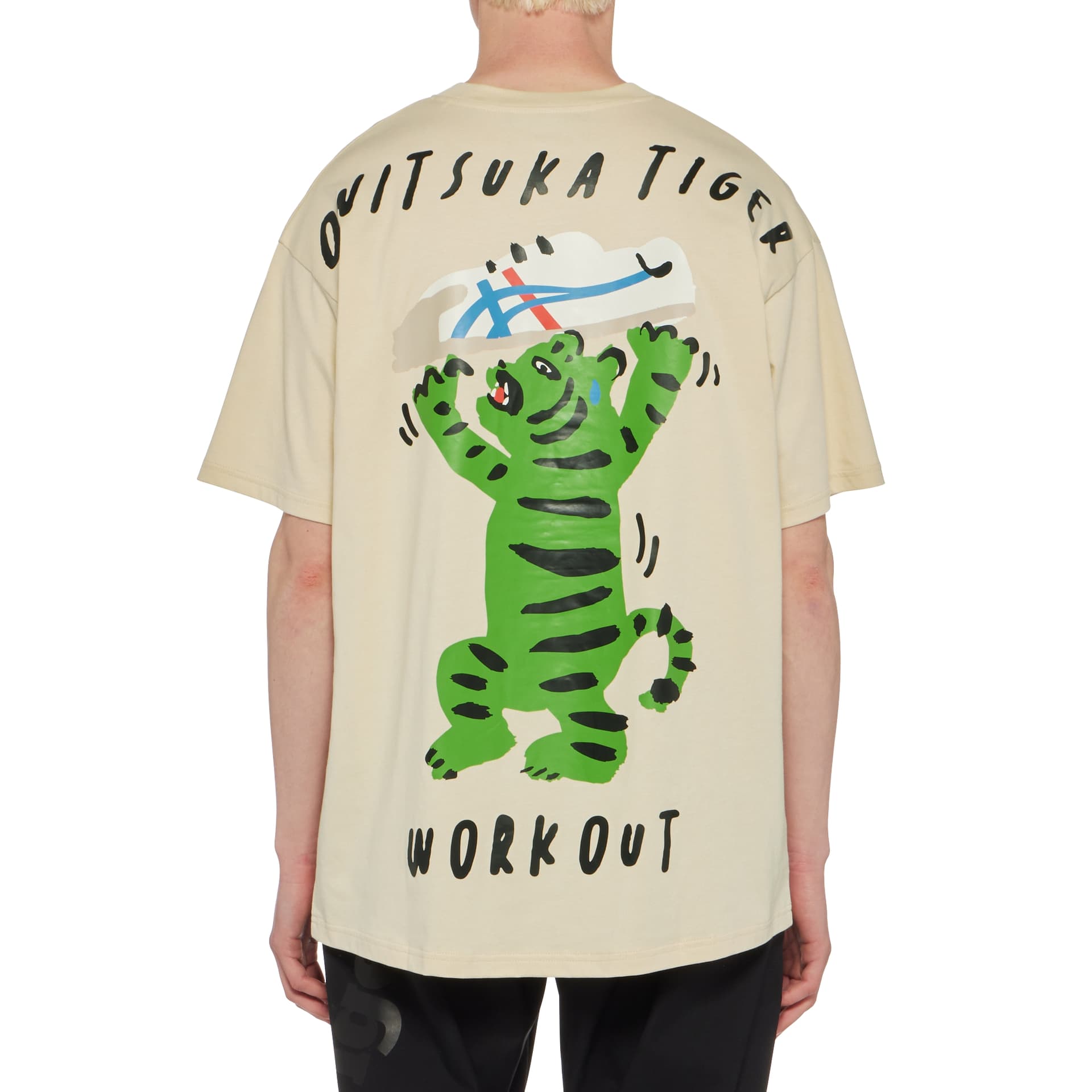 Футболка Onitsuka Tiger T-Shirt Унисекс Айвори - изображение 5