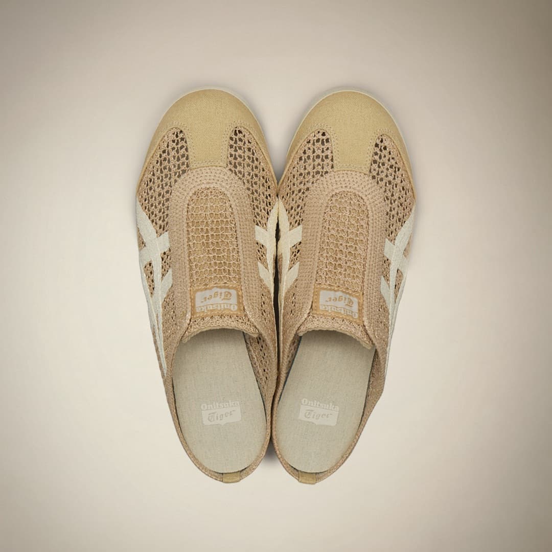 Сандалии Onitsuka Tiger MEXICO 66 Без специальных функций Домашние тапочки Унисекс Экрю - изображение 8