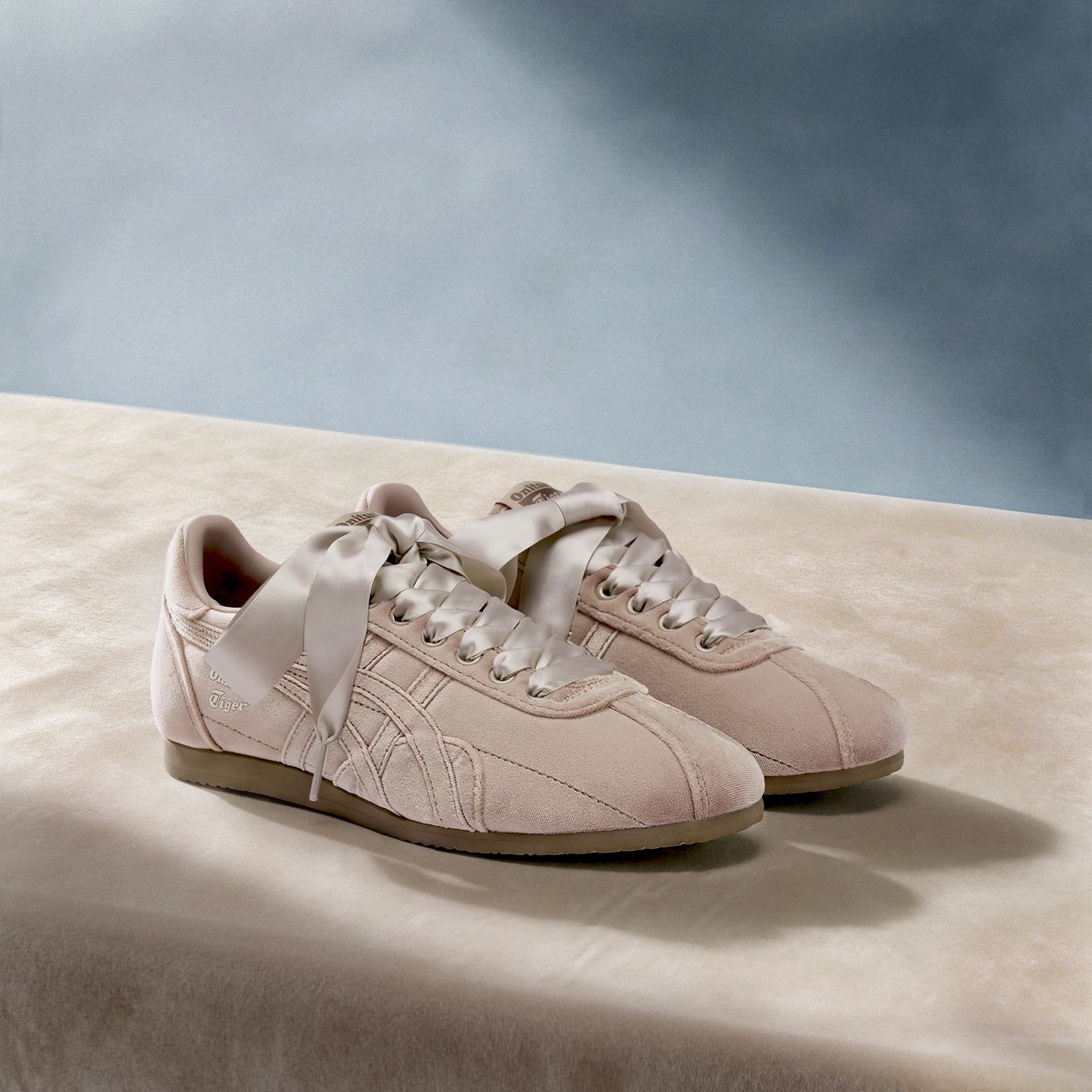 Кроссовки Onitsuka Tiger Runspark Повседневная обувь Low Топ Серо-фиолетовый Унисекс - изображение 8
