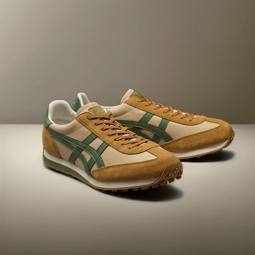 Кроссовки Onitsuka Tiger Edr 78 Low Casual Обувь Унисекс Коричневый Зеленый - изображение 8