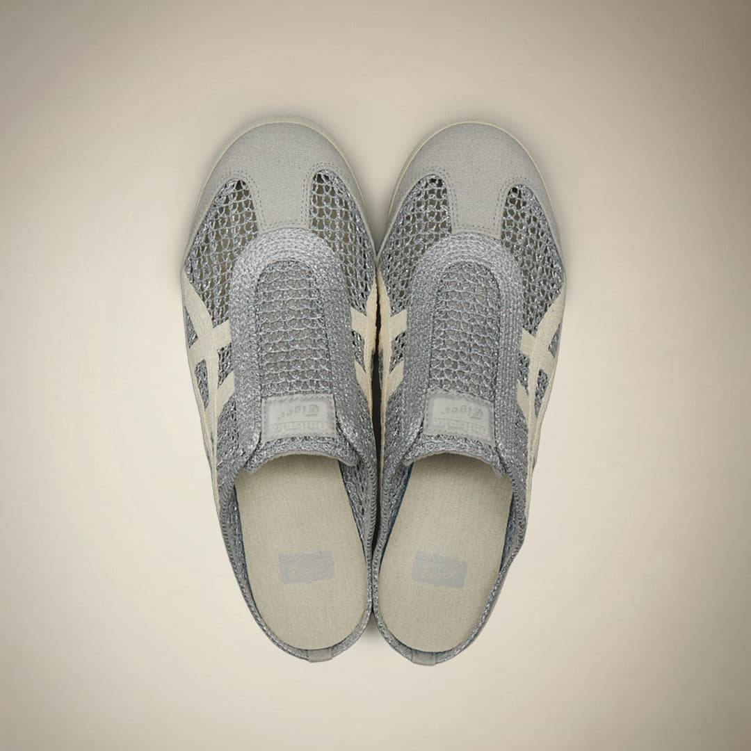Сандалии Onitsuka Tiger Mexico 66 Без специальных функций Домашние тапочки Унисекс Серебряный - изображение 8
