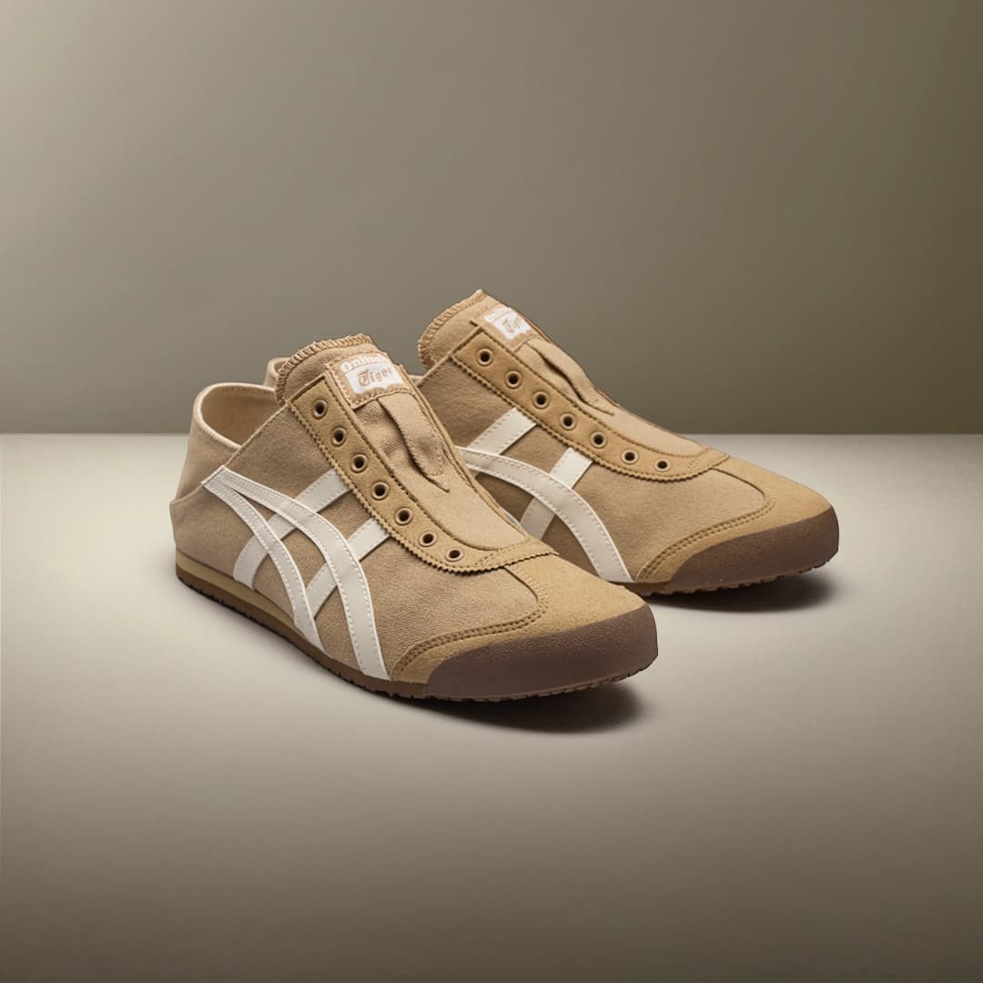 Кроссовки Onitsuka Tiger MEXICO 66 PARATY Повседневная обувь Low Топ Песок Унисекс - изображение 8