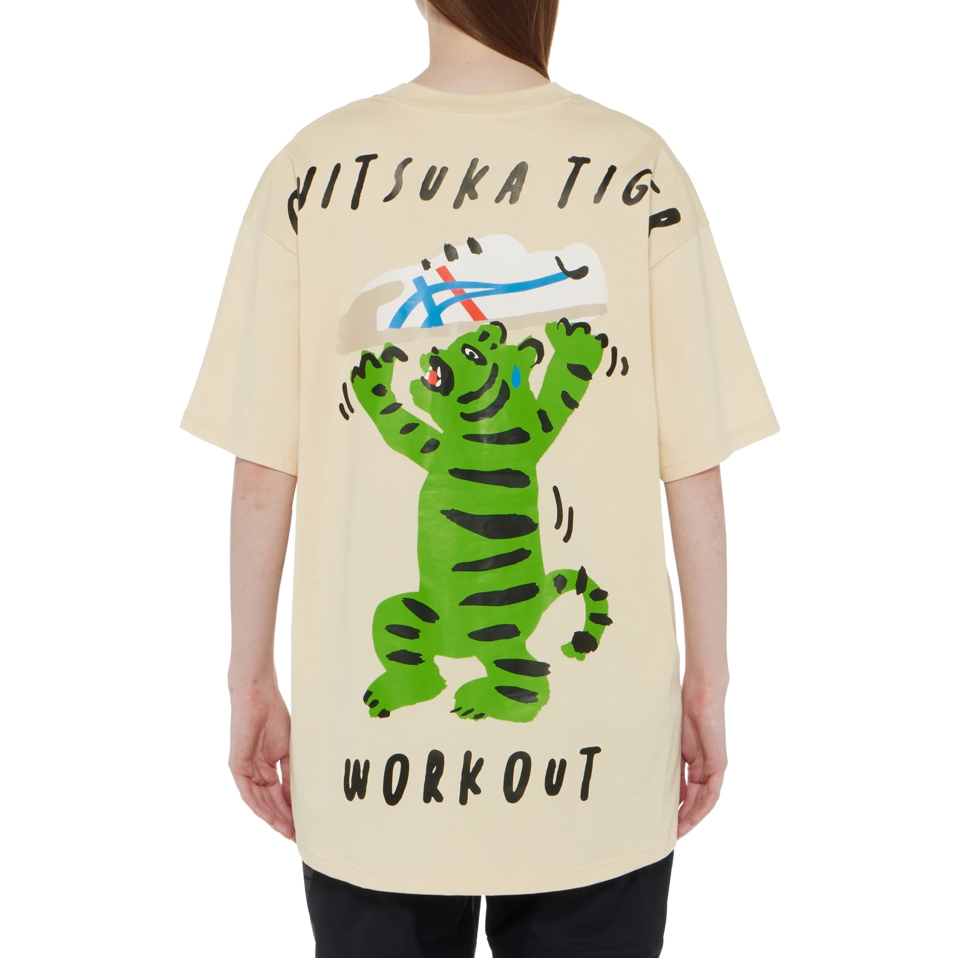 Футболка Onitsuka Tiger T-Shirt Унисекс Айвори - изображение 7
