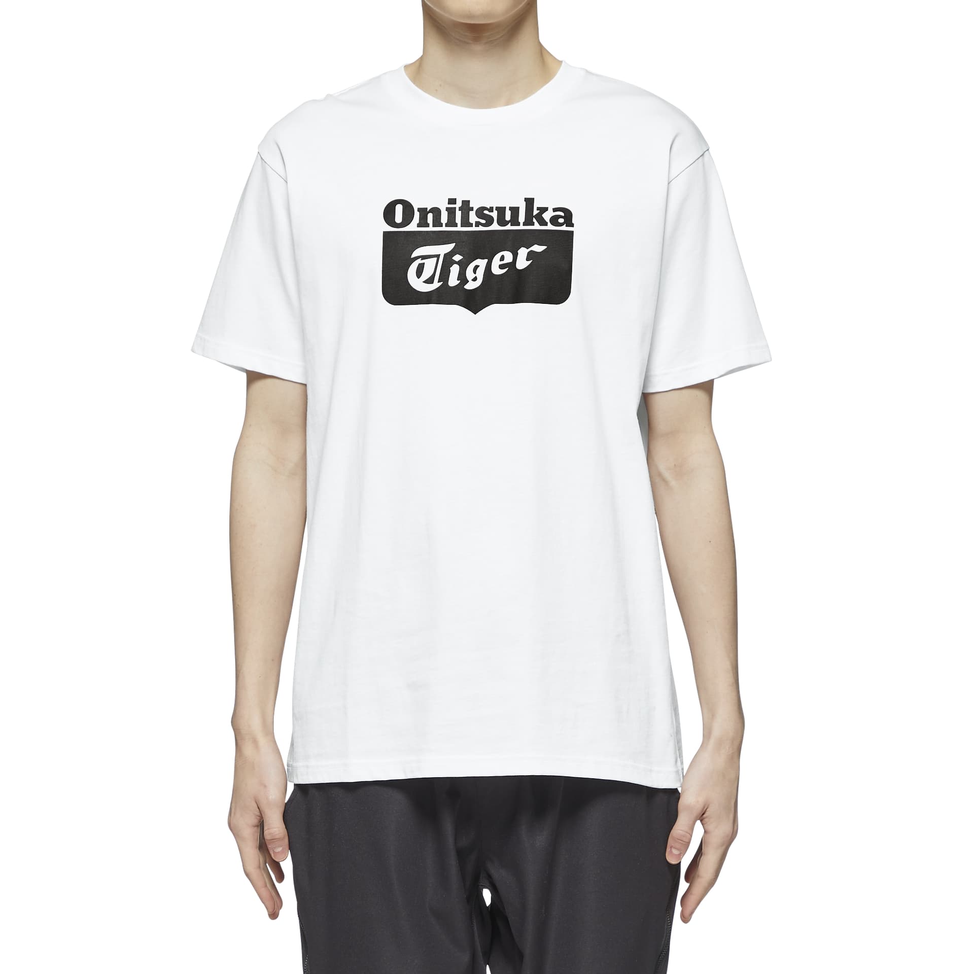 Футболка Onitsuka Tiger Белый Черный Унисекс T-рубашки - изображение 4