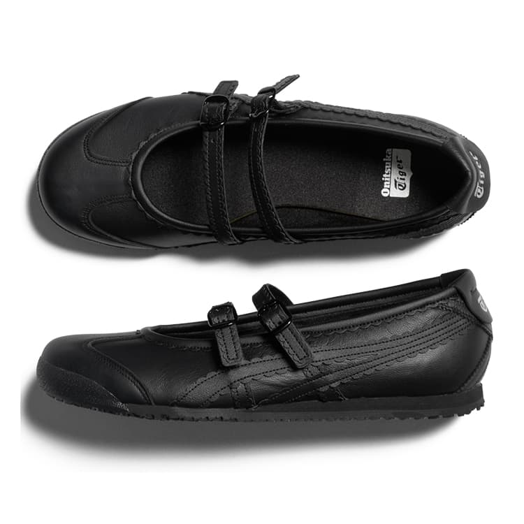Кроссовки Onitsuka Tiger MEXICO 66 TGRS Low Топ Повседневная обувь Женские Черный - изображение 8