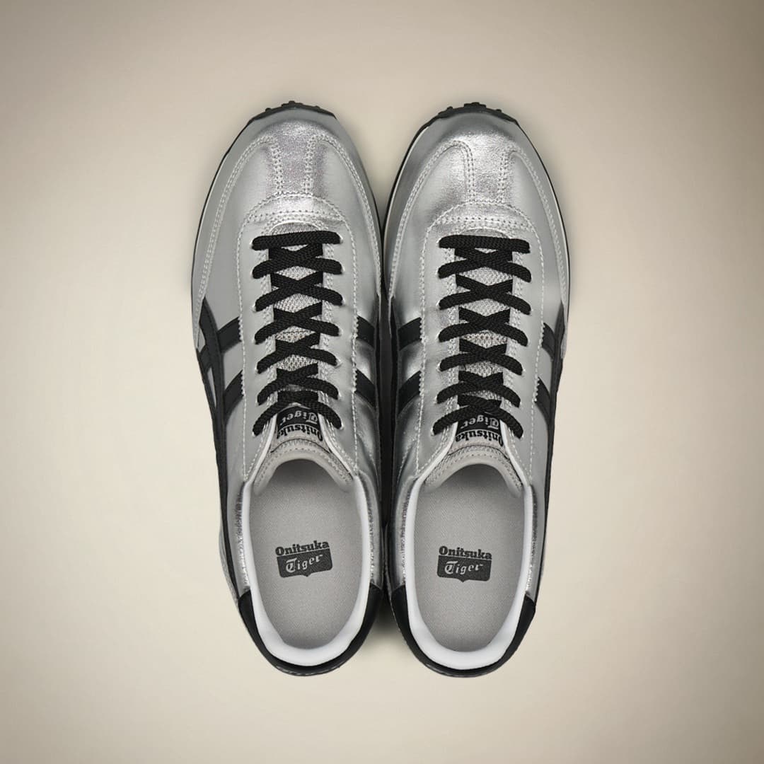 Кроссовки Onitsuka Tiger Edr 78 Low Casual Обувь Унисекс Серебристый Черный - изображение 9