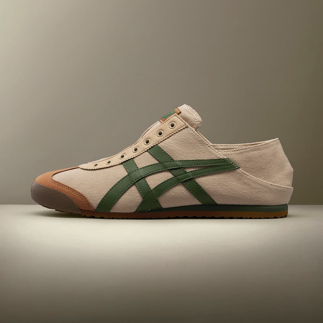 Кроссовки Onitsuka Tiger MEXICO 66 PARATY Повседневная обувь Унисекс Бежевый - изображение 9