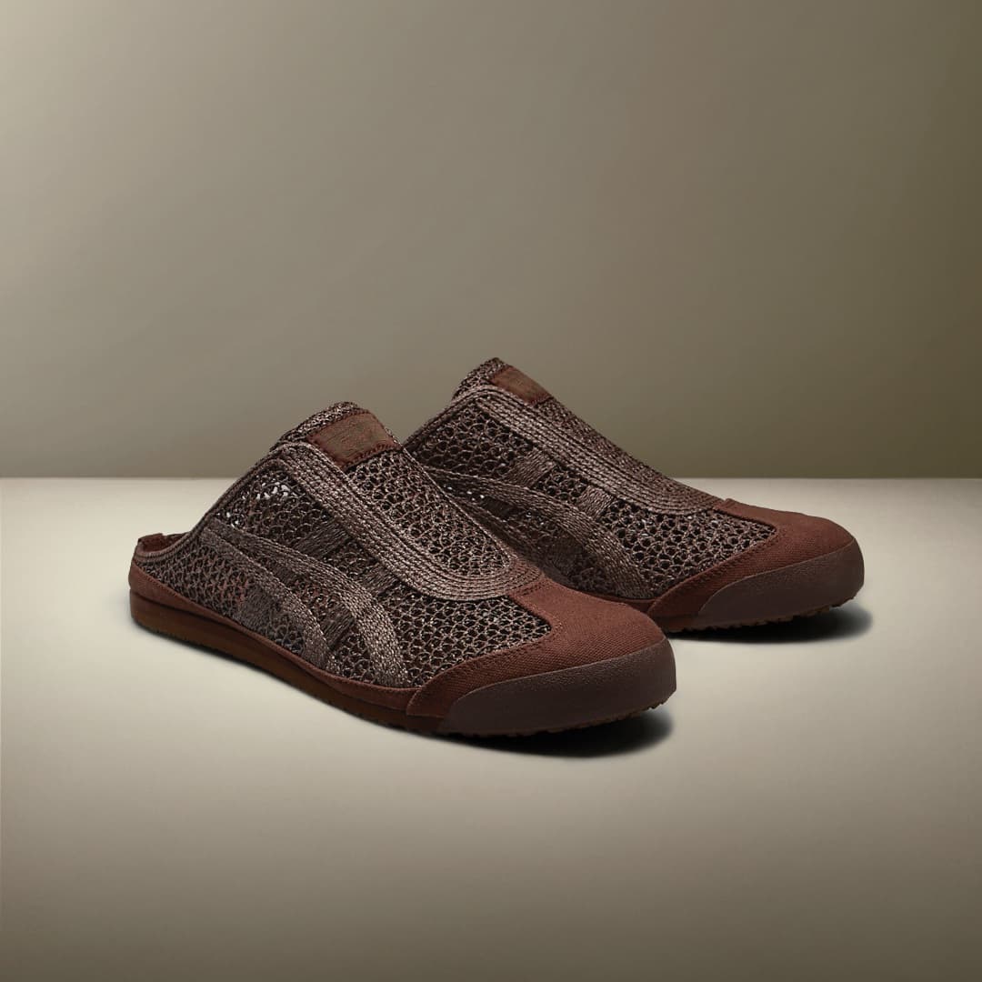 Сандалии Onitsuka Tiger MEXICO 66 SABOT Закрытые тапочки Унисекс Темно-кофейный - изображение 8