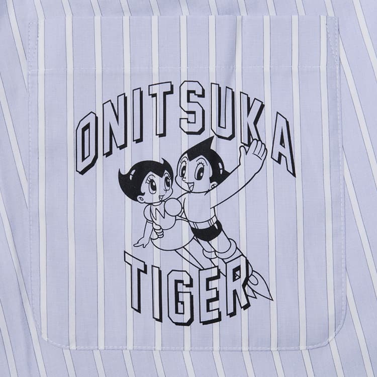Шорты Onitsuka Tiger x Astro Boy Повседневные шорты Унисекс Светло-синий - изображение 4