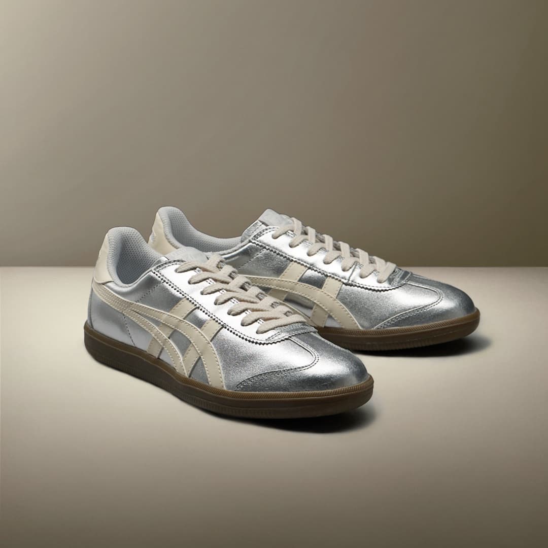 Кроссовки Onitsuka Tiger Tokuten Кеды немецкой армии (GAT) Унисекс Серебряный - изображение 9