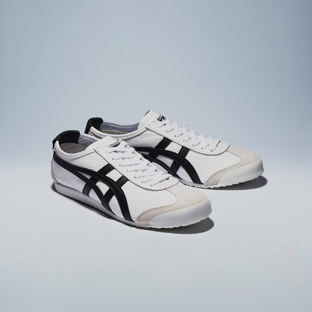 Кроссовки Onitsuka Tiger MEXICO 66 Low Топ Повседневная обувь Унисекс Белый черный - изображение 8