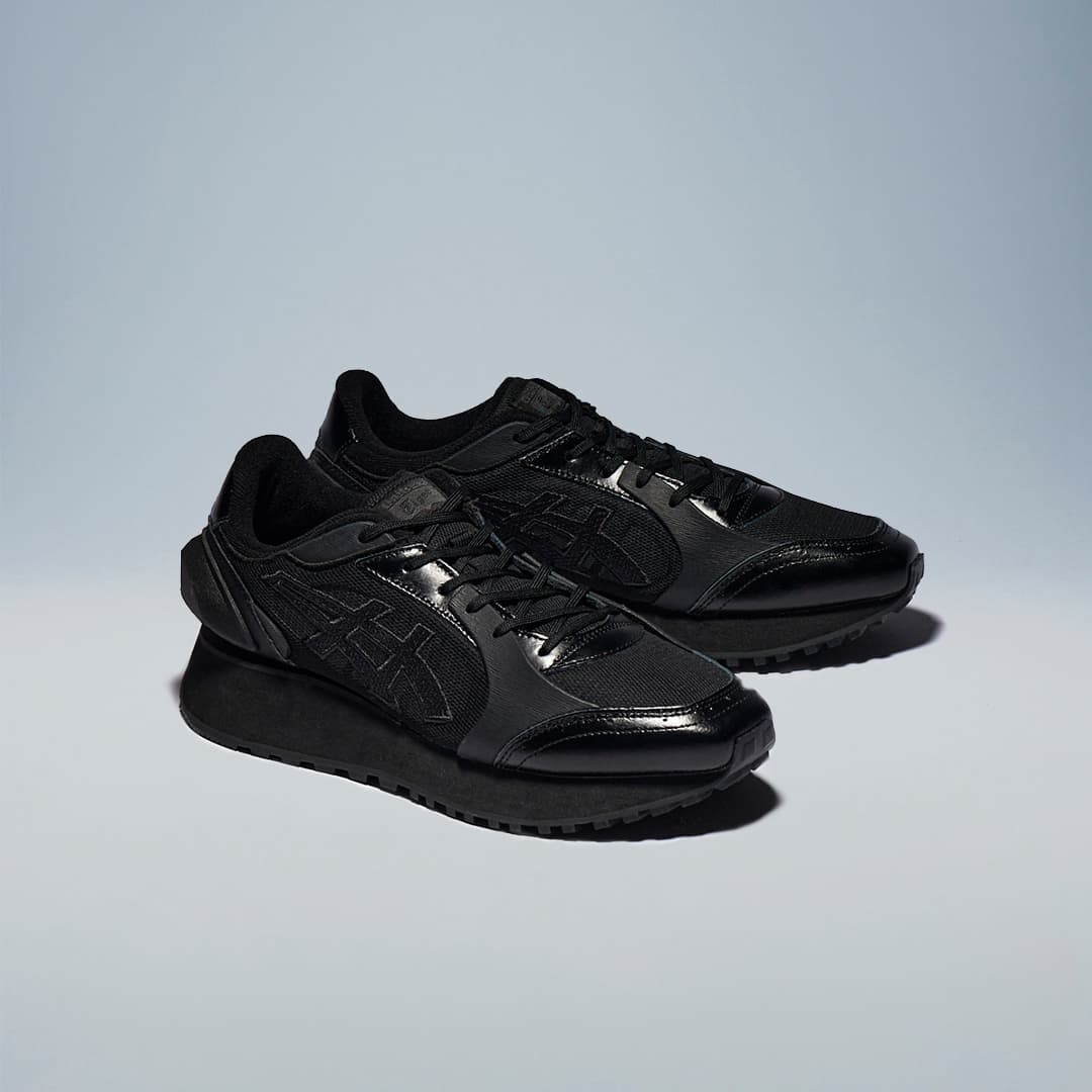 Кроссовки Onitsuka Tiger Moage Co Удобный Круглый Палец Лоу-топы Повседневная обувь Унисекс Черный - изображение 8