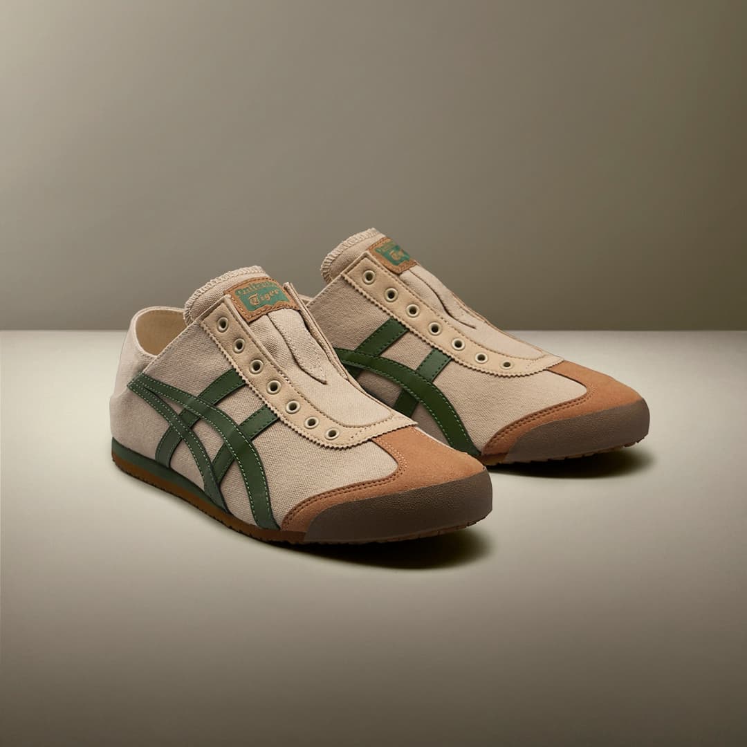 Кроссовки Onitsuka Tiger MEXICO 66 PARATY Повседневная обувь Унисекс Бежевый - изображение 10