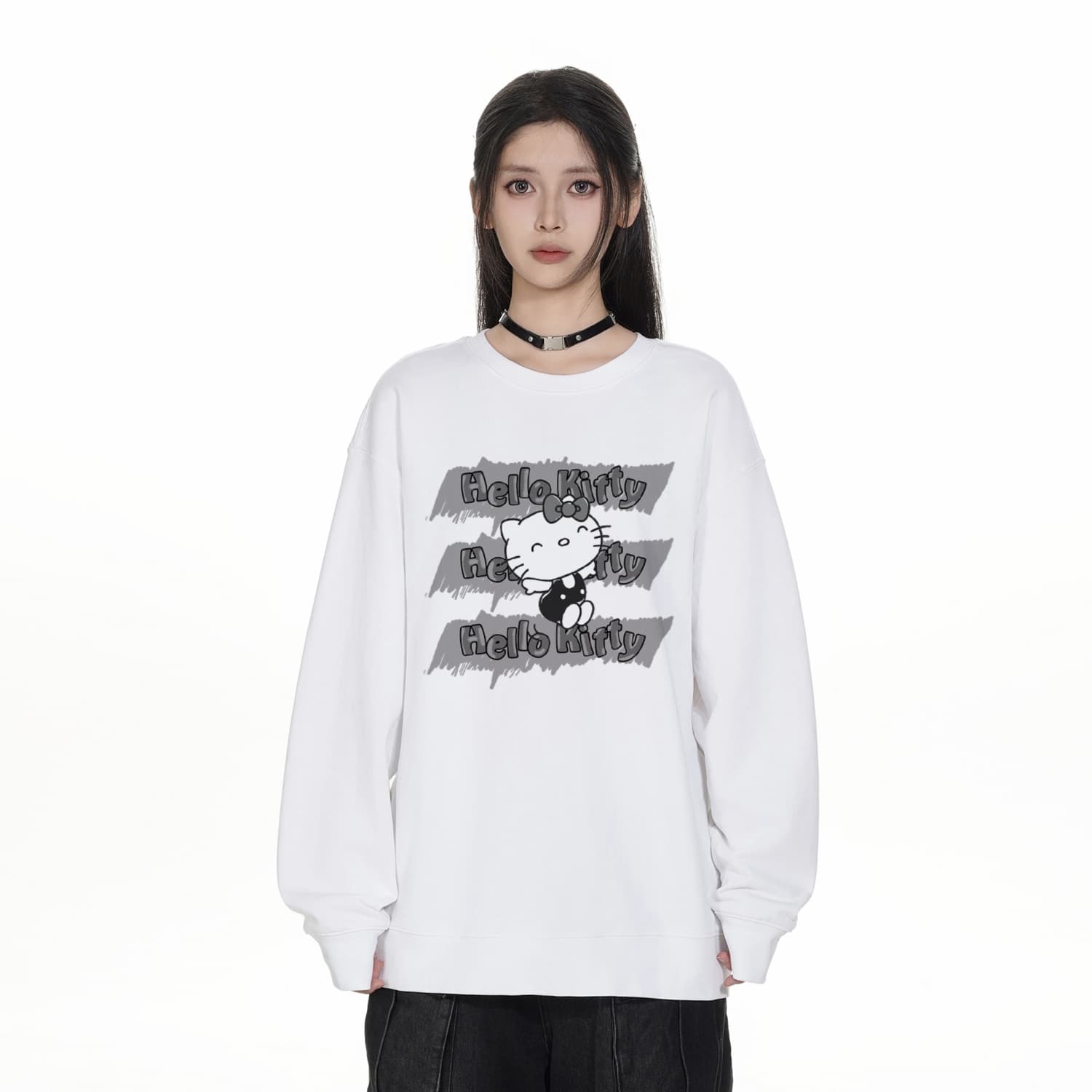 Худи Sanrio x Hello Kitty SS25 Толстовка Унисекс - изображение 2