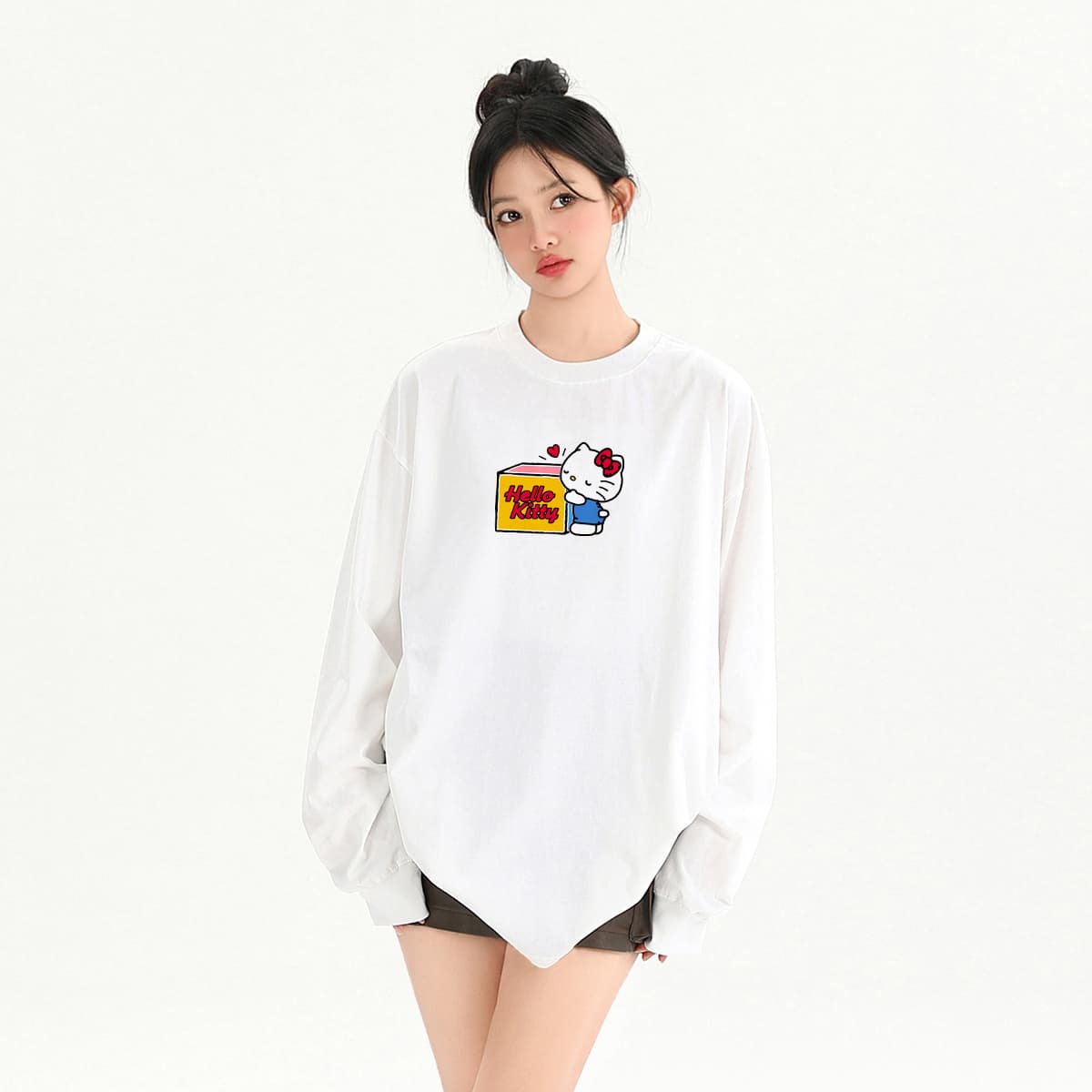 Футболка Sanrio x Hello Kitty Хелло Китти SS25 T Рубашка Унисекс - изображение 3