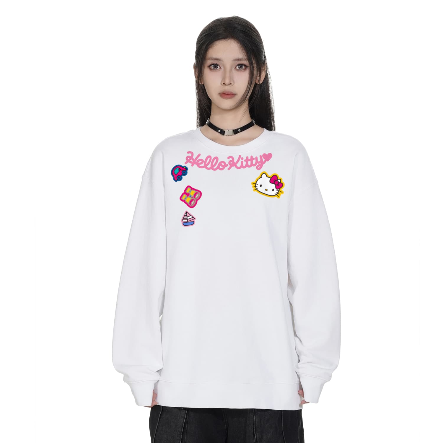 Худи Sanrio x Hello Kitty SS25 Толстовка Унисекс - изображение 3